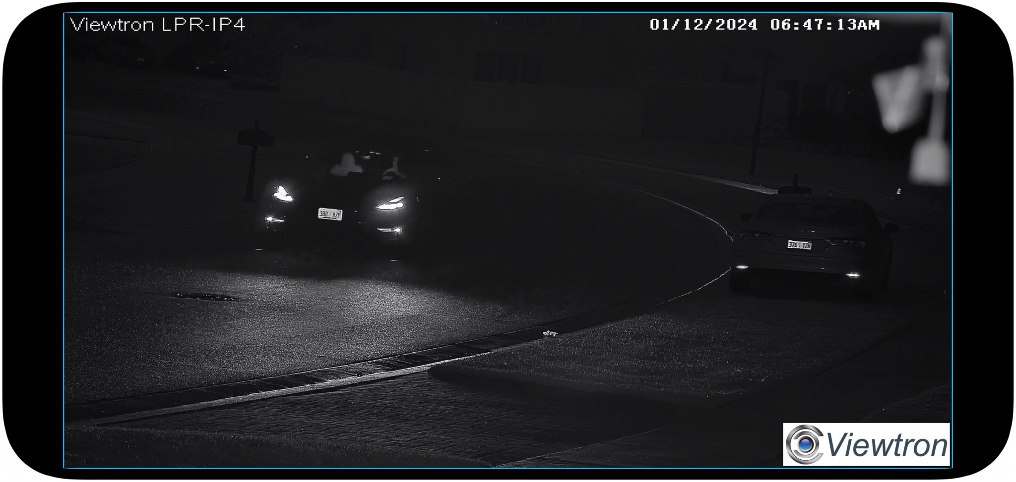 LPR Camera Front License Plate Recognition in Mobile App