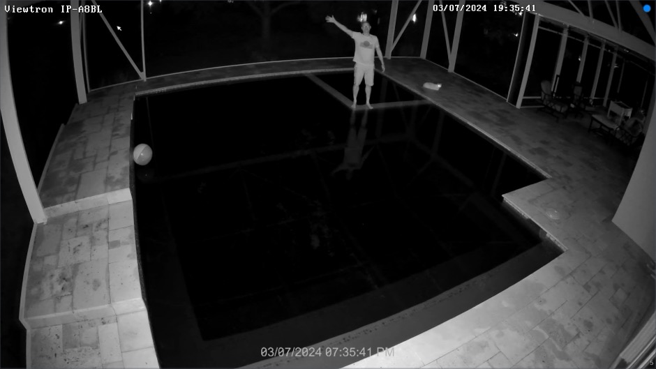 security camera zero light IR night vision surveillance