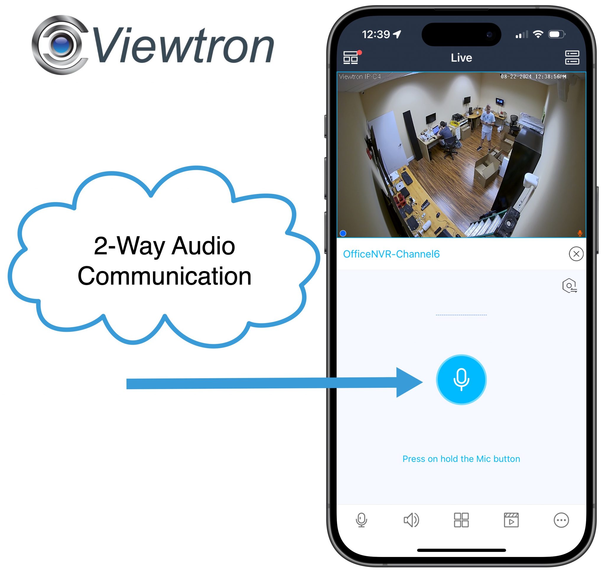 Viewtron IP Camera with 2-Way Audio Communciation