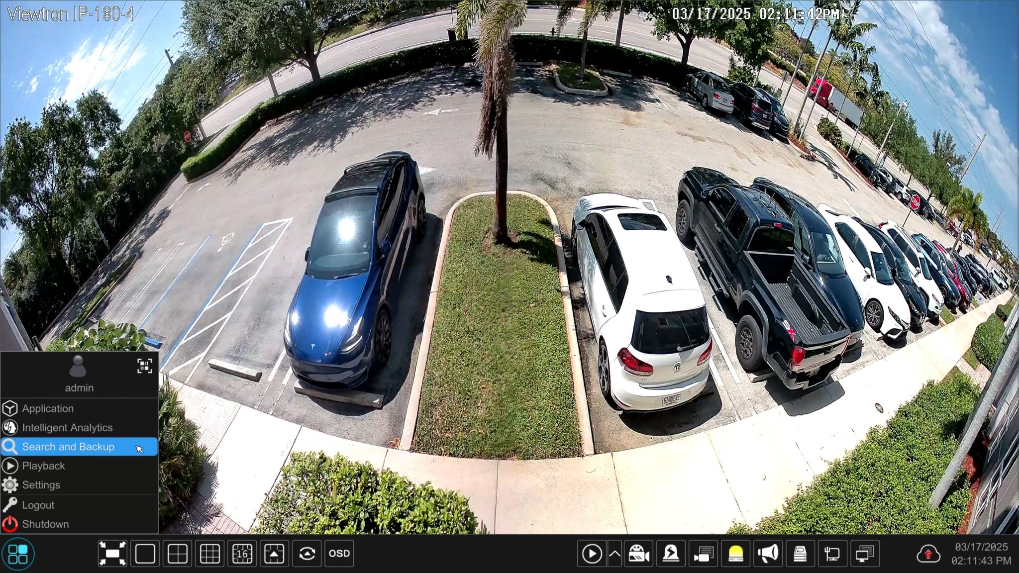 Viewtron security DVR search and backup